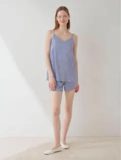 サテンフラワージャガード ショートパンツ