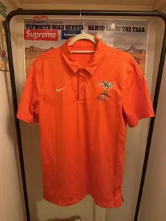 Nike オレンジ ポロシャツ