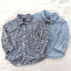 babyGap 長袖シャツ 2枚セット