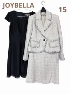 ★美品★JOYBELLA セレモニースーツ3点 15号 大きいサイズ