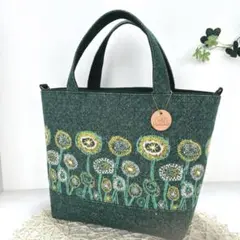 ミナペルホネン舟形トートバッグ　ハンドメイド