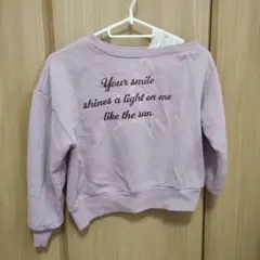 ALGY 薄紫色 トレーナー