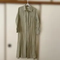 SONNY LABEL シャツワンピース 長袖 オリーブグリーン