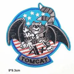 アイロン　刺繍　ワッペン　パッチ　ミニタリー　TOPGUN トップガン　空軍