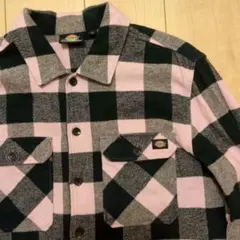 『Dickies ディッキーズ』長袖チェックネルシャツ メンズサイズL