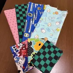 はぎれ　６種類セット　サイズいろいろ