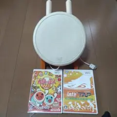 Wii太鼓の達人 セット(太鼓本体、バチ、Wii太鼓の達人、レッツタップ)