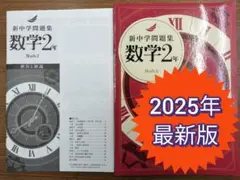 【２０２５最新版　新品未使用】新中学問題集　標準　数学　中学２年