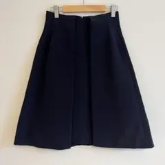 【新品未使用】STUDIOUS フレアスカート ネイビー 日本製 台形 美品 紺のサムネイル