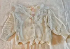 【新品未使用】Swankiss / HS lace collarknit C/Dのサムネイル