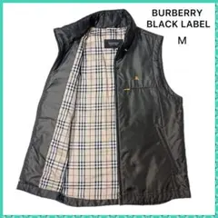 美品BURBERRYバーバリー ノバチェックダウンベストLサイズバーバリー
