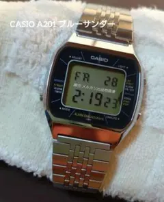 カシオ CASIO 103 ブルーサンダー A201 2Way デジタル 時計 カシオ CASIO 103 ブルーサンダー A201 2Way デジタル 時計 - メルカリ