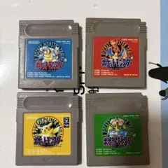 ポケットモンスター ゲームボーイ 4本セット