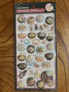 【正規品】ボンボンドロップシール 和柄 ラーメン