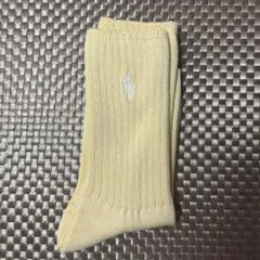 大人気！Polo Ralph Laurenイエローレディース靴下22~24cm