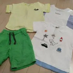 キッズ服 Tシャツとショートパンツセット