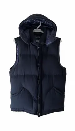 SHIPS フード付き ダウンベスト M