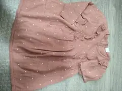 H&M ピンク ドット柄 ワンピース