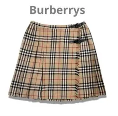 美品✨大人気 バーバリー ブルーレーベル 巻きスカート ノバチェック 36