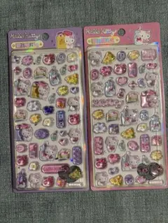 中国限定　サンリオ　ボンボンドロップシール　ハローキティ