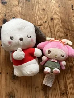 ぬいぐるみ　ポチャッコ　サンリオ　2種類ぬいぐるみ　新品　タグ付き