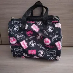 レア型、美品】Barbie ハート柄 ボストンバッグ - メルカリ
