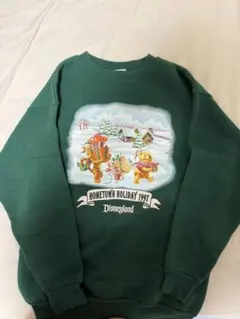 赤タグ　ディズニー　90年代　古着　プーさん　クリスマス　90s