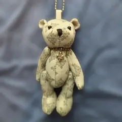 PATRICK COX クマの花柄キーホルダー