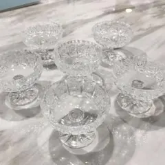 ボヘミアングラス　ビンテージ　6脚