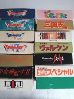 ク*ト様 14個セット◆箱のみ◆まとめ売り◆難あり◆スーパーファミコン