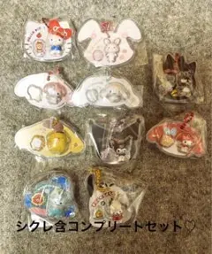 サンリオキャラクターズ パッケージチャーム&チョコボーロ コンプリートセット