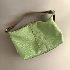 オ*送様 【レトロ】COACH シグネチャー ミニハンドバッグ y2k