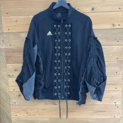 く*ま様 adidas レースアップ ジャージ ブラックのサムネイル