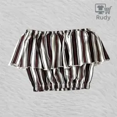 ANAP チューブトップ ストライプ柄 フリーサイズ Tube top