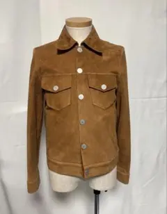 DENIM LEATHER ブラウン スエードのサムネイル