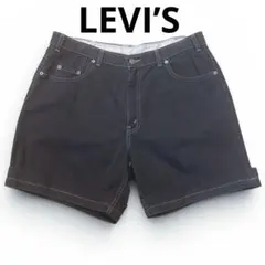 Levi’s リーバイス ブラック デニムショートパンツ ハーフパンツ W38