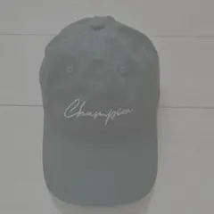 Champion ダークグリーン キャップ
