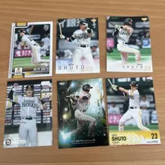 周東佑京 福岡ソフトバンクホークス カード 6枚セット - メルカリ