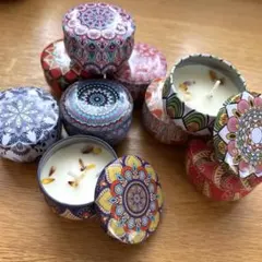 アロマキャンドル 9個セット ソイワックス配合