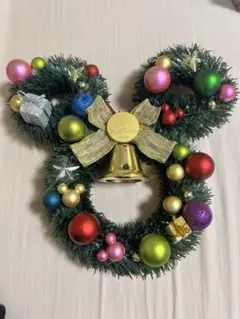 東京ディズニーリゾート 35周年 クリスマスリース ミッキー型のサムネイル