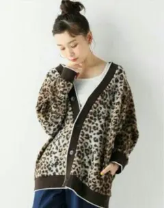 レオパード カーディガン