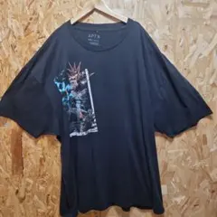 USA古着　APT.9 ブラック Tシャツ 4XB フラワープリント
