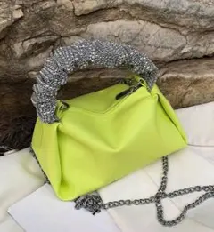 ネオンイエロー ショルダーバッグ