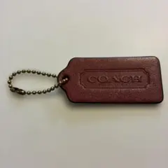 COACH チャーム ボルドー