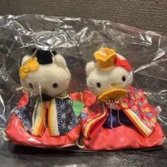 希少 激レア　レトロ　キティ ダニエル　浴衣　ドール　ペア　ぬいぐるみ 激レア レトロ キティー ダニエル 浴衣 ドール ペア ぬいぐるみ - メルカリ