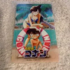 コナン & 毛利蘭 水着 非売品クリアカード