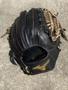 MIZUNO Pro 硬式グローブ ブラック×タンのサムネイル