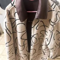 フリースジャケット ベージュブラウン
