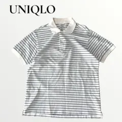 UNIQLO ユニクロ ポロシャツ ボーダーT 半袖 Lサイズ カジュアル 春夏