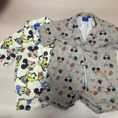 ディズニー　セットアップ　シャツ　パンツ　100サイズ　しまむら　キッズ